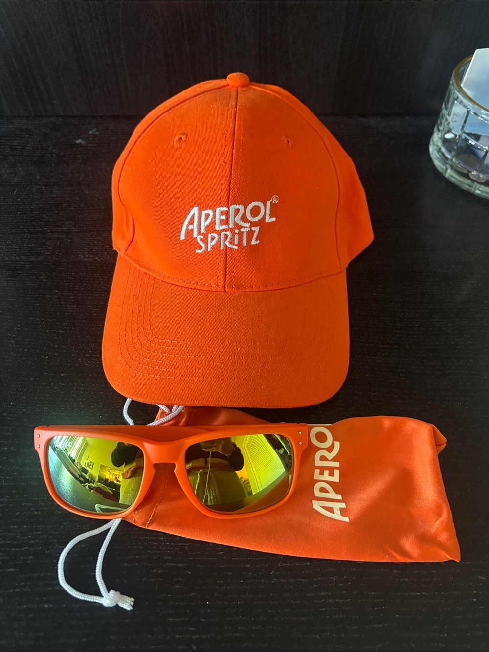 Orange Baseball Cap for Women